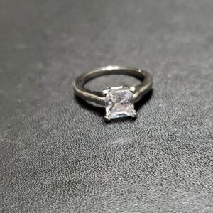 *Sale* Sterling silver engagement ring size 7.5